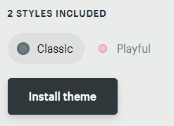 Brooklyn Install Theme Style